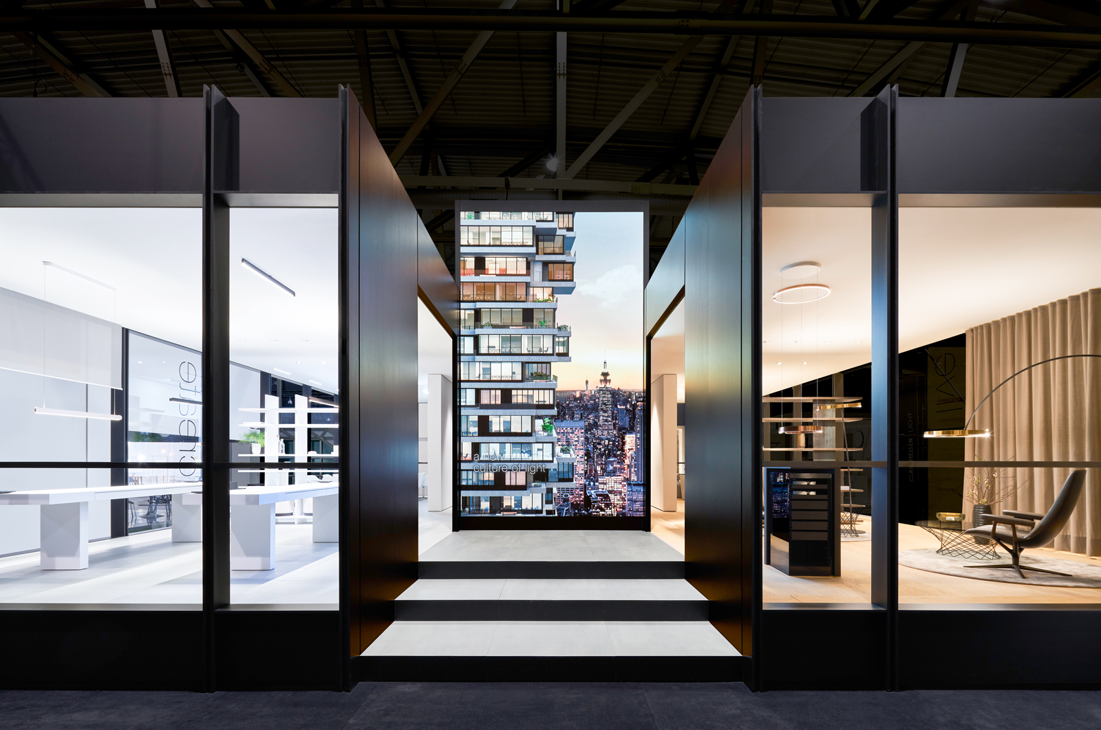 Messebauer Light+Building Messestand Occhio in Frankfurt Booth Stand Builder Winkels Interior